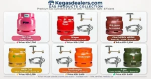 6kg Gas Cylinder Price Kenya September 2026 | From KSh 2,650 Complete Set [Free Delivery] - Condition New
