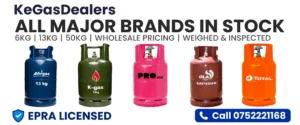 Wholesale Gas Cylinder Supply Kenya | 6KG 13KG 50KG Gas Cylinders 3 all major gas brands 6kg 13kg 50kg wholesale kenya`
